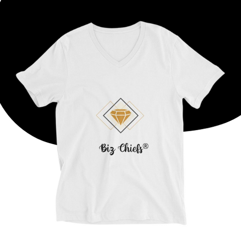 Biz Chiefs- Unisex Short Sleeve V-Neck T-Shirt